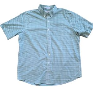 LL Men's Green Plaid Button Down Shirt